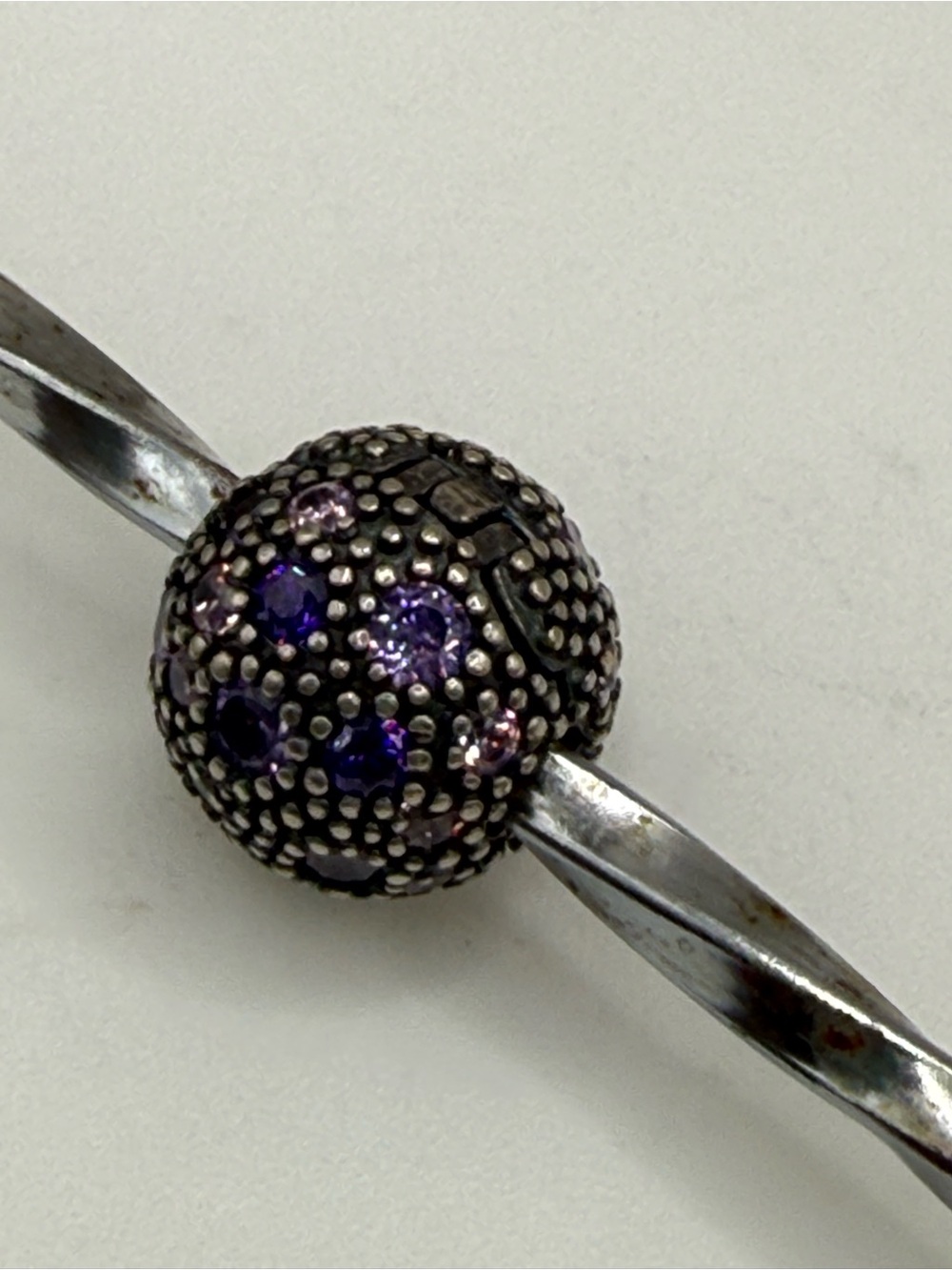 Pandora “Cosmic Stars” Purple Safety Ckip